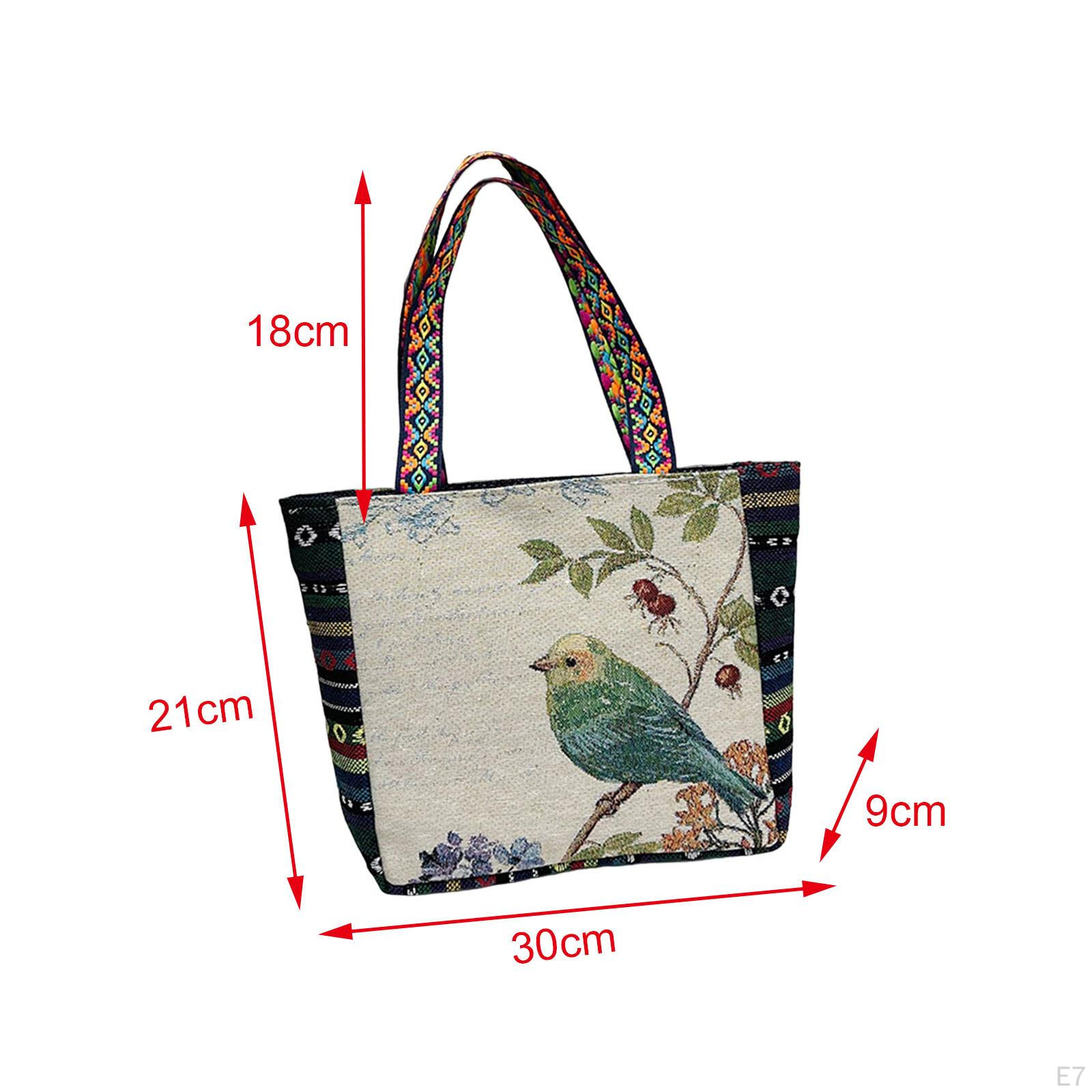 Женская холщовая сумка на плечо — фото 5