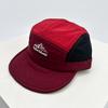 New Unisex Flat Eave Letter Mountain Embroidery Baseball Hats Breathable Color Block Sunshade Quick Drying Peaked Caps Versatile