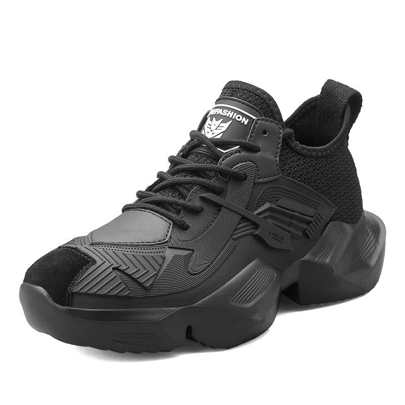 

Обувь для папы, новые мужские туфли ins dark god of war, корейская версия модной студенческой платформы j, бархатные теплые спортивные повседневные туфли 39 чёрный