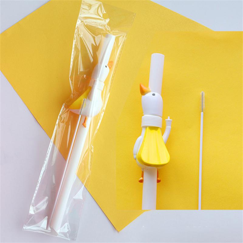 

Соломинка для чая с молоком, милая соломинка в виде животного, длинная, гибкая, многоразовая, большого диаметра, соломинка для сока, новый стиль, толстая трубочка в форме соломинки