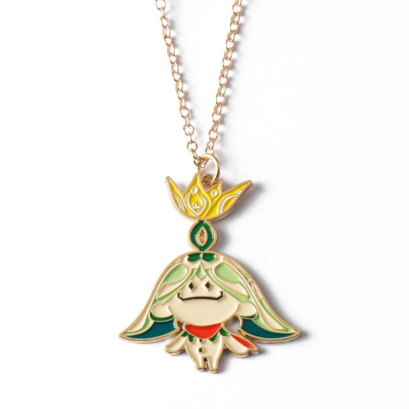 Genshin Impact Xiao & Tartaglia Mask Keychain, Venti & Hu Tao Pendant Necklace, Anime Accessories