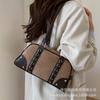 Fashion Versatile Boston Bag 2025 Niche Design Korean Version Ins Simple High-end Shoulder Bag Commuter Retro