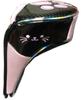 Golf Headcover for Utility Clubs, Paw Print Design with Magnetic closure (Black/Pink)
