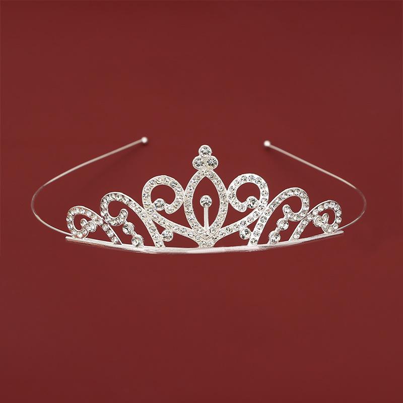 Bridal jewelry children's hairband headband alloy birthday party crown flowers dress up hair accessories princess crown