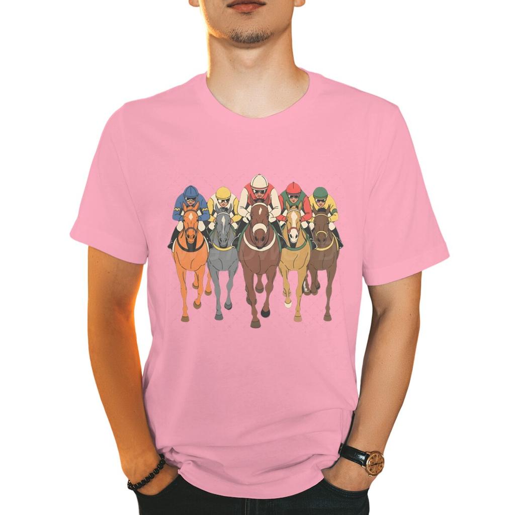 Derby Day Classic T-shirts Tops 2025 Derby Party Tee Summer Men Clothing Racing Horse Racing Shirt Unisex Fashion Casual Tops
