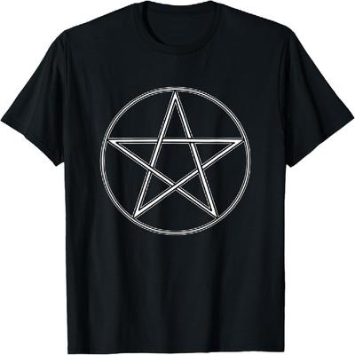 Gothic Pentagram Goth Fünfzackiger Sternförmiges Magisches T-Shirt