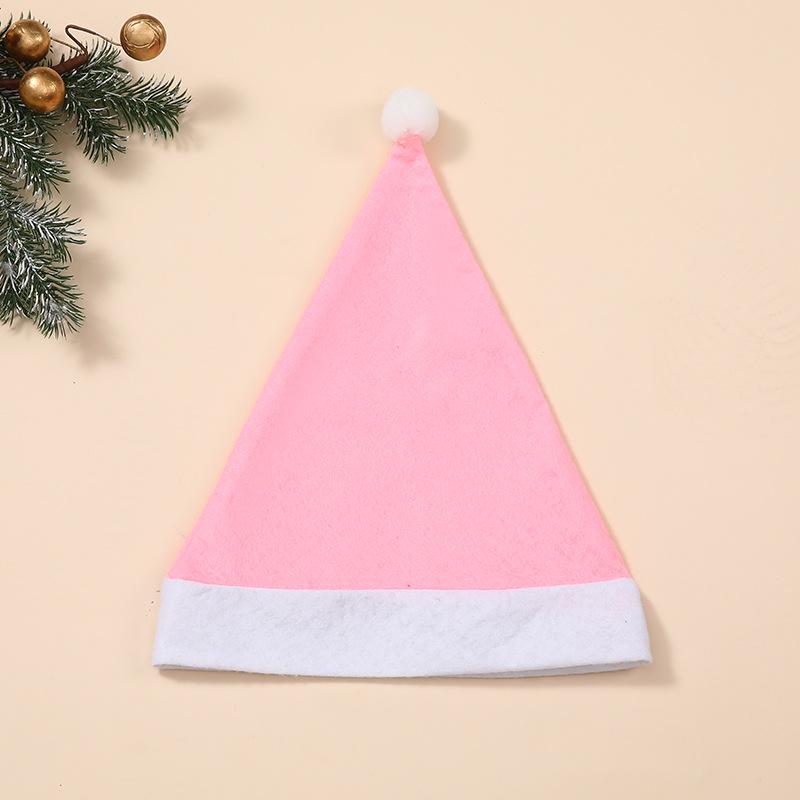 Multi-color Non-woven Santa Claus Hat for Children and Adults