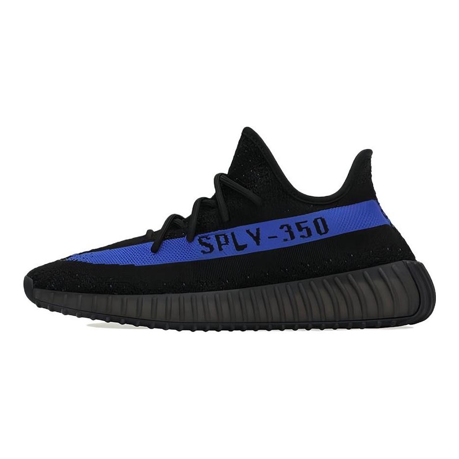 Adidas Originals Yeezy Boost 350 V2 Abrasion Resistant Low top Running Shoes Unisex Black Red GY7164(Team499-)