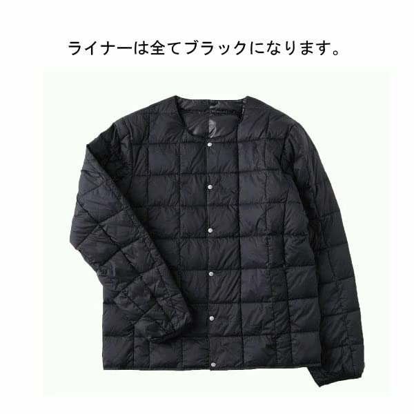 Taion and Inner Down Mountain Parka Camping Men's Women's CR09+104, Casual, Lightweight, Fashion, Fall/Winter (Size L, Beige)