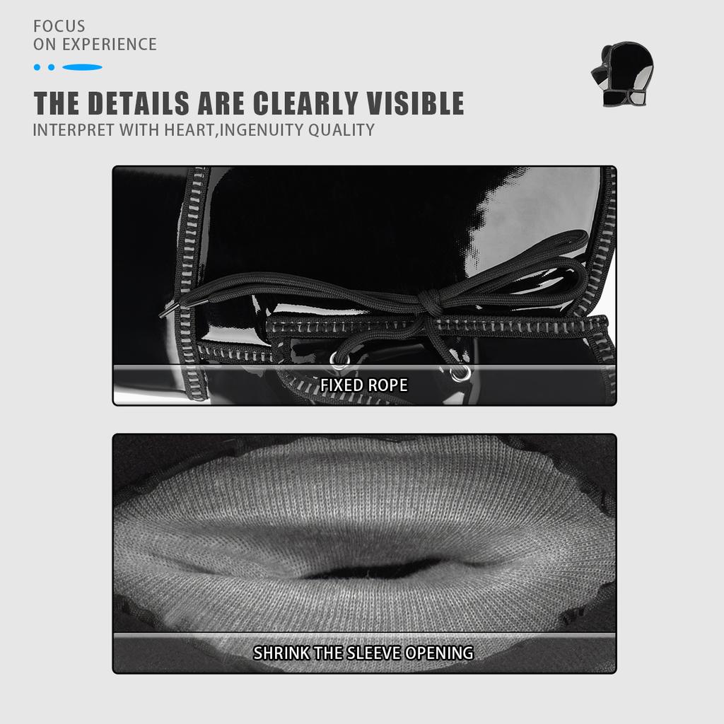 1Pair Cycling Motorcycle Scooter Thick Warm Handlebar Muff Grip Handle Bar Muff Rainproof Winter Warmer Thermal Cover Gloves