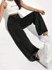 Washed Retro Straight Leg Loose Jeans for Women - Casual Versatile Fashion Long Pants