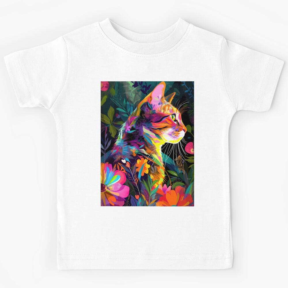 color cat Kids T-Shirt 110