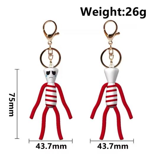 

Digital Circus Car Key Chain Cartoon Character Key Chain Pendant Model Exposed Teeth Clown Doll Pendant