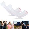 1 Pair Unisex Arm Warmers AntiUV Arm Covers Outdoor Drive Sport Half Finger Sleeves(White S)