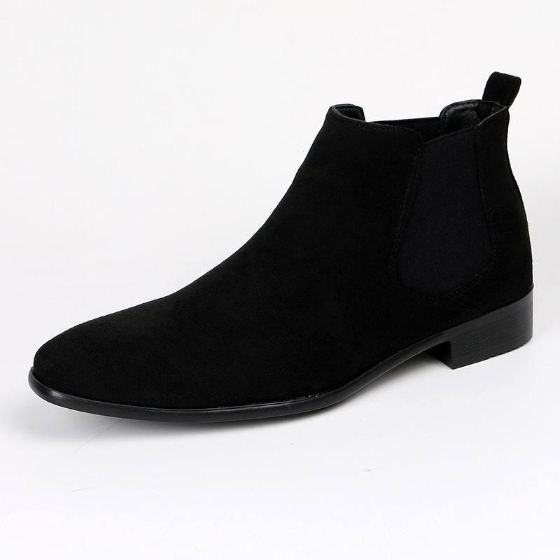 Fashion Sizes 40-50 Men's Chelsea Boots Fashionable Business Leather Men's Shoes Luxury Shoes Men Leather Original Designer Shoes Men