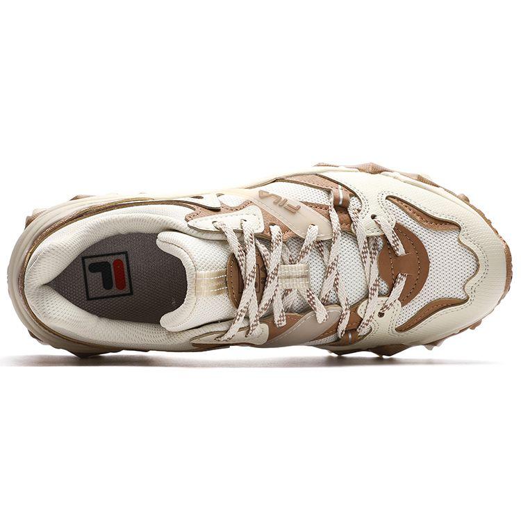 Fila Oakmont 2 Fashion Retro Low-Top Lifestyle Shoes Women Sneaker White Brown F12W312109FWM