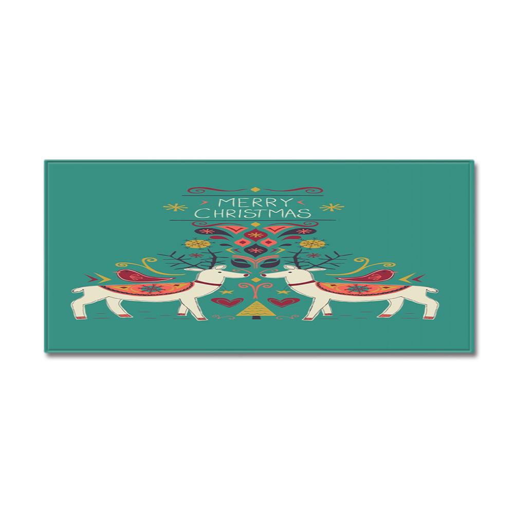 Christmas Kitchen Sand Carpet Doormat Long Floor Mat