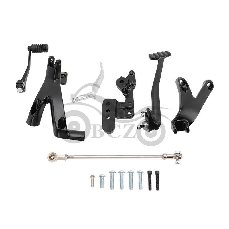 Front Foot Peg & Gear Shift Assembly for Harley Softail, Street Bob & Road King (2018-2023)