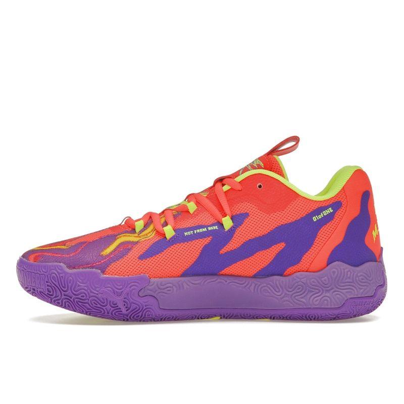Puma MB.03 Lo Lava Herren Sneaker Rot Lila-Glimmer Rot-Knall 310847-01