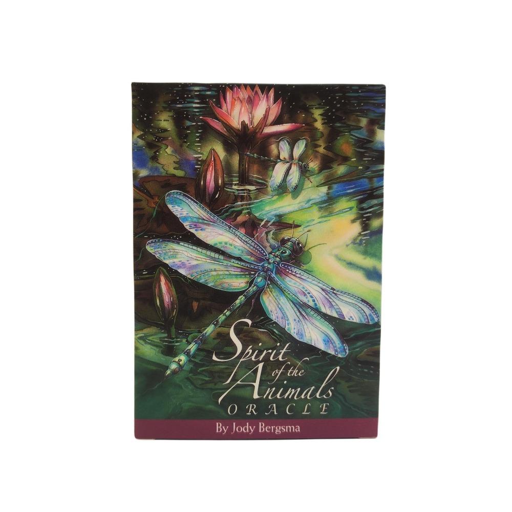 12x8.3cm Spirit of The Animal Oracle Deck 51 Different Animal Helpers and Discover Their Powerful Medicine with Guidebook for Beginners