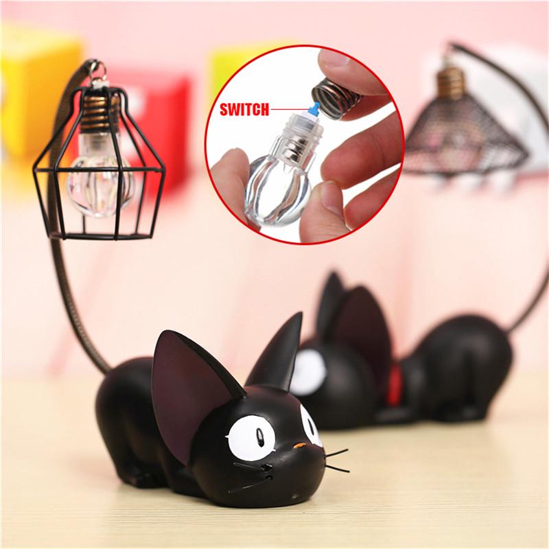 Gift Mini Cute Black Resin Cat Night Light Table Lamp Home Bedroom Decoration Gift Mini Cute Black Resin Cat Night Light Table Lamp Home Bedroom Decoration