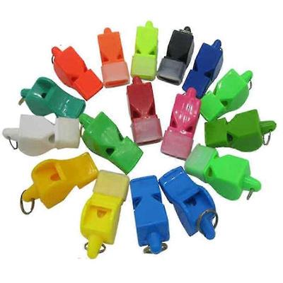 50 Pezzi Fischietto Professionale da Arbitro Non Nucleare Fischietto Volpe Fischietto di Salvataggio in Plastica per Partita