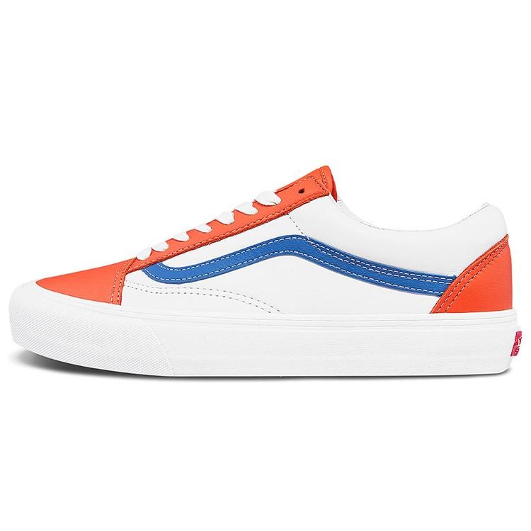 Vans Old Skool Vlt Lx White Orange Blue Men s VN0A4BVF22E EU 40.5