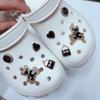 Elegant DIY Crocs Shoe Accessories: Coco-Style Detachable Diamond Flower Buckle