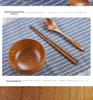 Handmade Japanese-Style Solid Wood Bowl Set for Family and Children - Large, Lacquered, Retro Design, Thickened for Rice and More