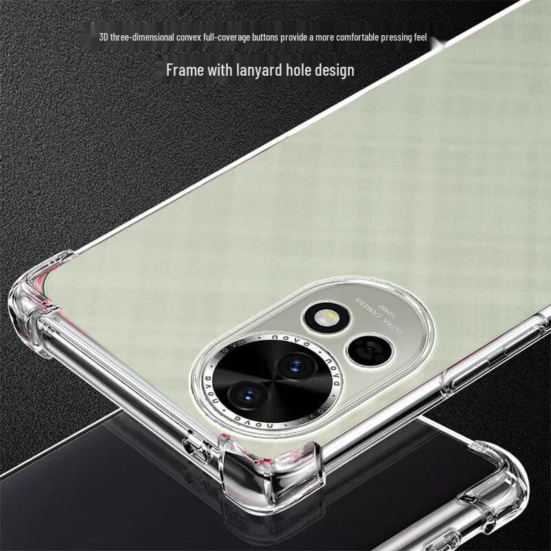 STEK Transparent Anti-Fall TPU Phone Case for Huawei Nova 13/12