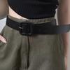 Wide PU Leather Women Belt Simple Pin Buckle Adjustable Wild Waistband Female Student Jeans Pant Decorative Hip Hop Y2K Straps