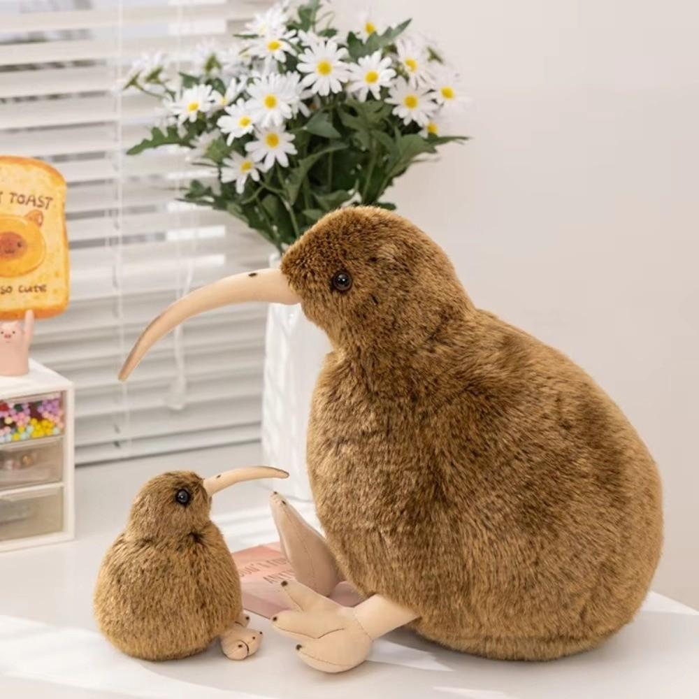 Soft Stuffed Kiwi Bird Plushie 12/28cm Cartoon Kiwi Plushie Cartoon Small Plush Toy for Kids