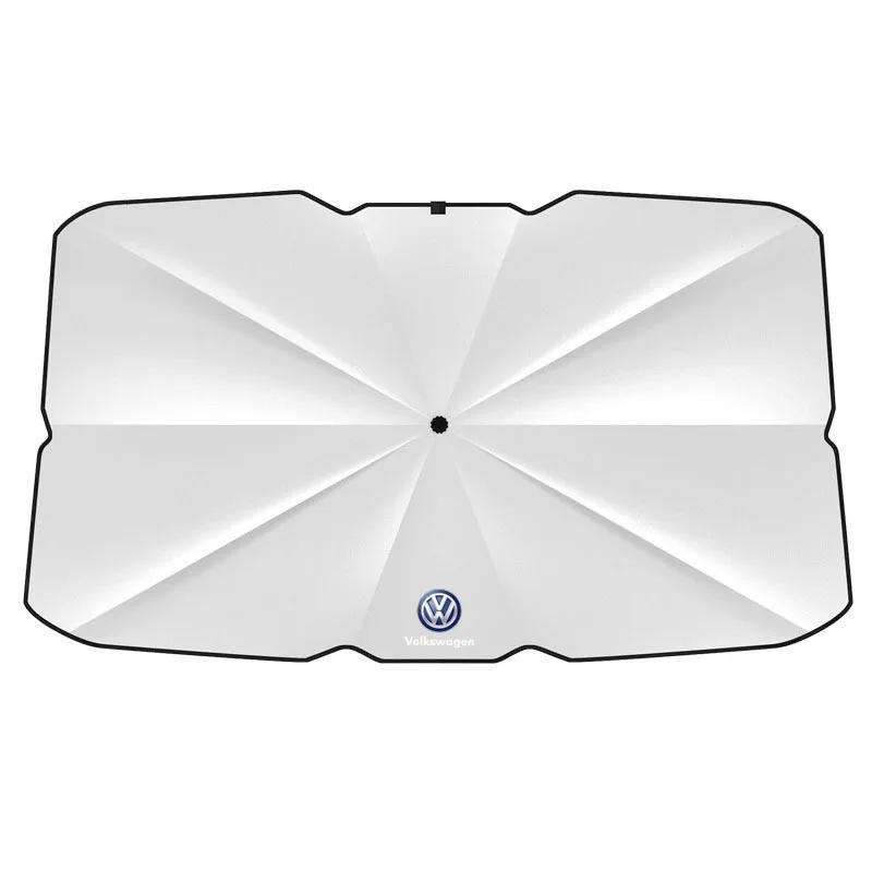 

For Volkswagen Car Heat Insulation Foldable Sun Umbrella Windshield UV Protection Sunshade For Volkswagen Tharu R Polo GTI Tigua