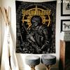 Custom Name Dark Souls Wall Tapestry Aesthetic Wall Hanging Printed Fabric Blanket Decorative Tapestries for Bedroom Living Room Home Decor