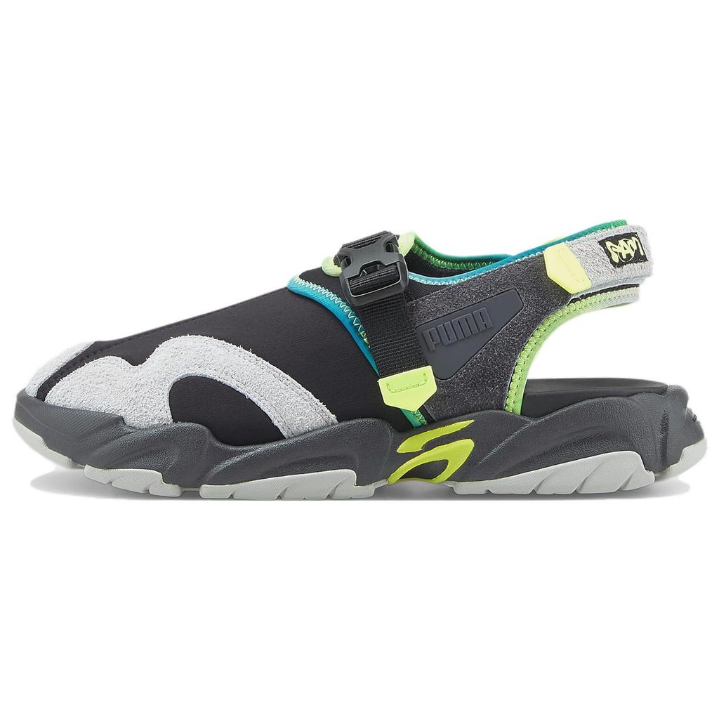 Perks and Mini x TS-01 PAMPUMA Island Unisex Sneakers Black Lime-Squeeze 390451-01