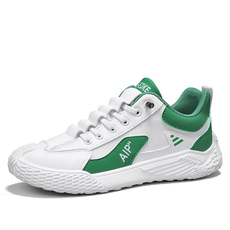 

Мужская обувь 2024 новая летняя сетчатая дышащая трендовая универсальная мужская спортивная и для отдыха нескользящая для бега маленькая белая обувь прилив 44