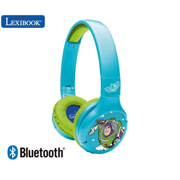 LEXIBOOK - Casque 2 en 1 Bluetooth et Filaire confortable et pliable avec limitation de son - Toy Story