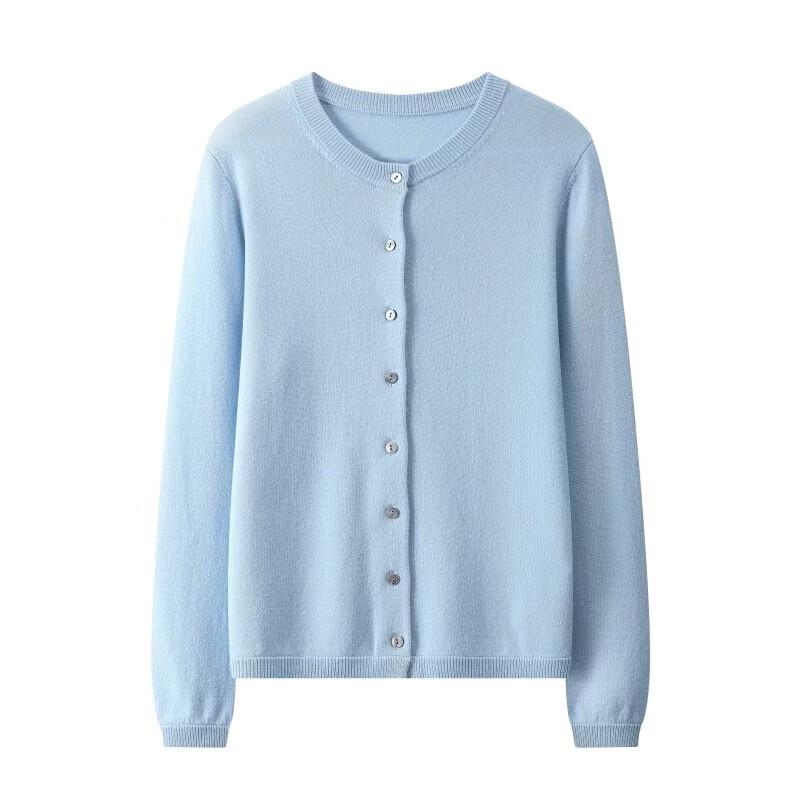 Kevanshe Classic Pure Cashmere Cardigan for Women