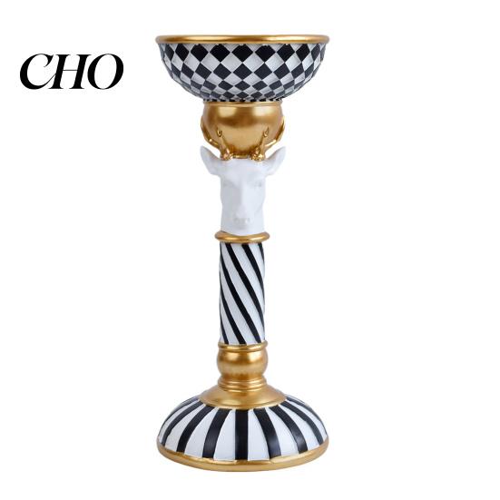 Office Desk Ornaments Animal Ornaments, Decorative Painted Resin Modern Style Figurines Wine Cabinet Decor, for Living Room Bedroom Accents