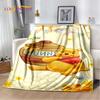 Süßer Winnie Puuh Bär Cartoon Weiche Flanelldecke für Bett Schlafzimmer Sofa Picknick, Überwurfdecke für Draußen Freizeit Geschenk Kinder Decke