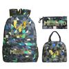 Star Peripheral Printing Primary And Secondary School Students Schoolbag Leisure Pencil Bag Children'S Portable Meal Bag Set
