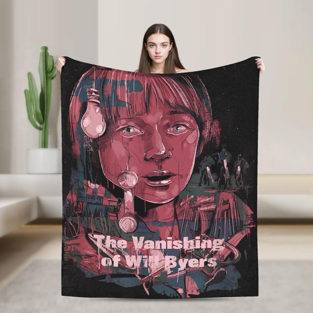 Steve The Babysitter Portrait Blanket Quality Warm Soft Throw Blanket Winter Picnic Couch Chair Fluffy Bedspread