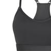 Skechers Go Flex Solid Low-Intensity Support Training Sports Bra Women sports bra Carbon-Black P222W039-0018