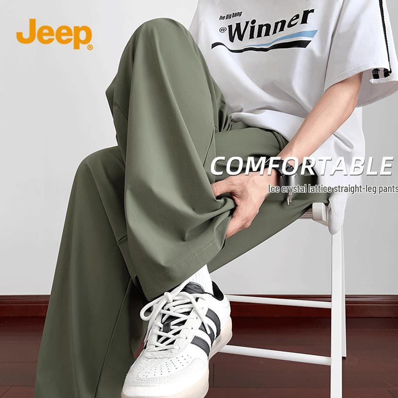 JEEP Men s Ice Silk Sports Casual Pants 3XL