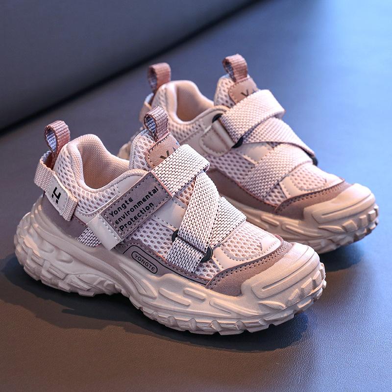 Girls' Autumn New Children's Casual Running Sneakers, Girls' Non-Slip Princess Soft Sole Shoes