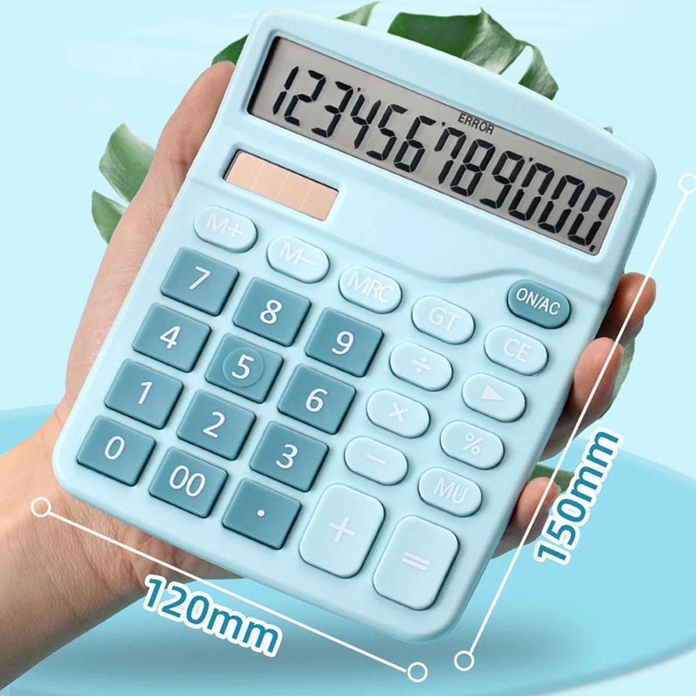 Solar Scientific Calculator Desktop Led Screen Cute Voice Calculator Suitable For Financial Office Student Calculation for Home