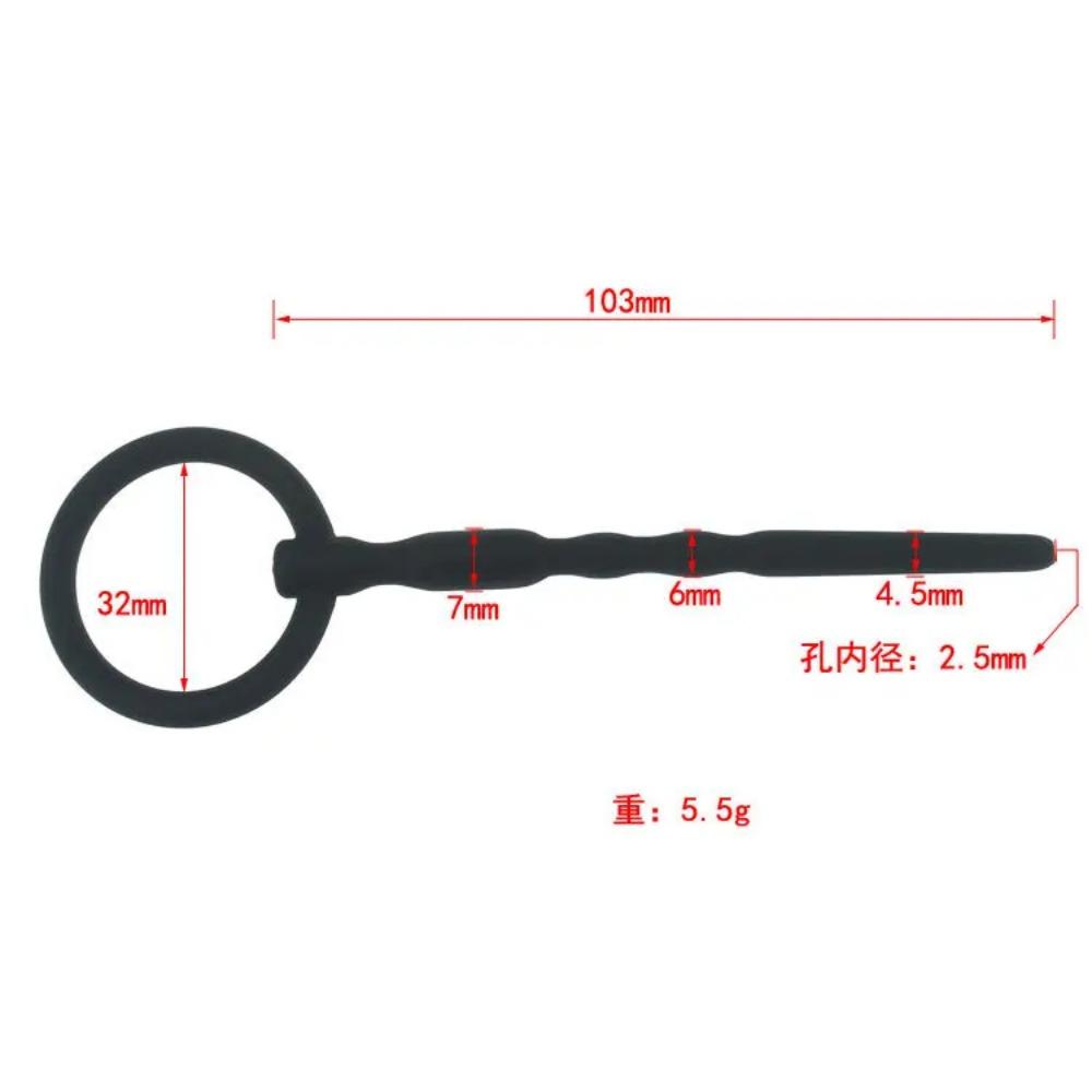 New Silicone Urethra Catheter Male Penis Plug Tube Urethral Catheter Stretcher Sound Dilator Erotic Adult Sex Toy For Men