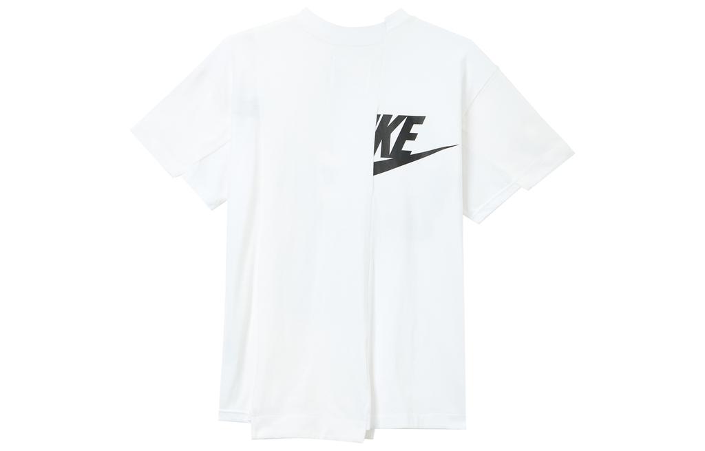 Nike X Sacai Hybrid T Shirt 'White' CD6310-100