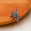 Devil Prajna Ghost King Skull Ring Male Personality Domineering Punk Style Niche Opening Adjustable Hip Hop Ring