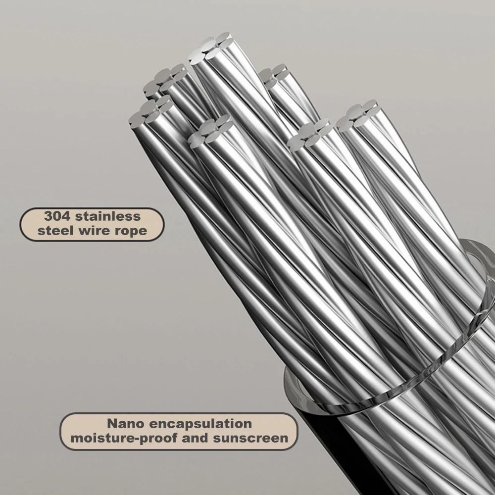 1PC Telescopic Stainless Steel Drying Rack, Saving Space, Household Drying Rack